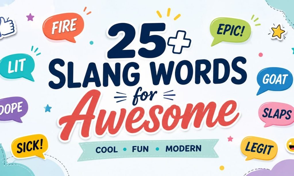 25+ Slang Words for Awesome