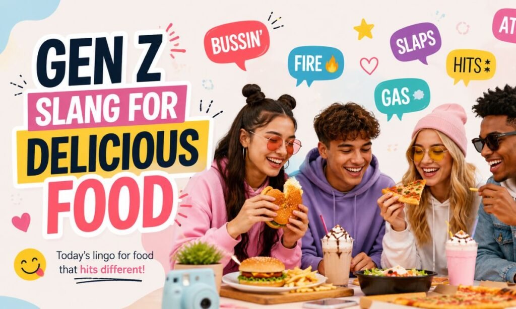 Gen Z Slang for Delicious Food