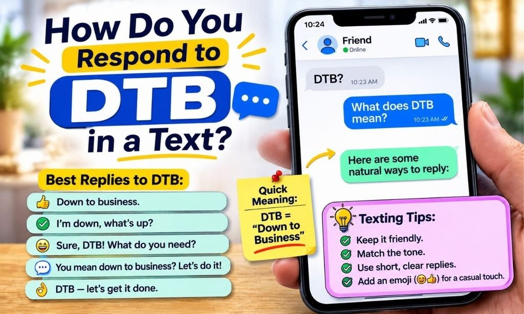 How Do You Respond to DTB in a Text