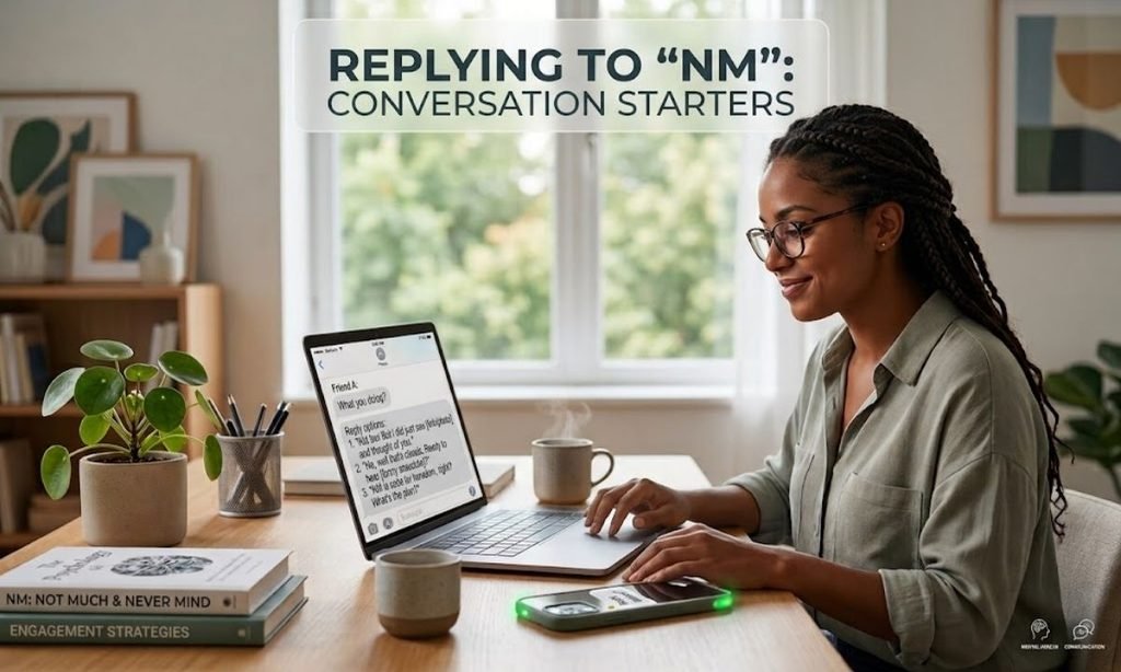 How to Reply to NM Without Killing the Conversation