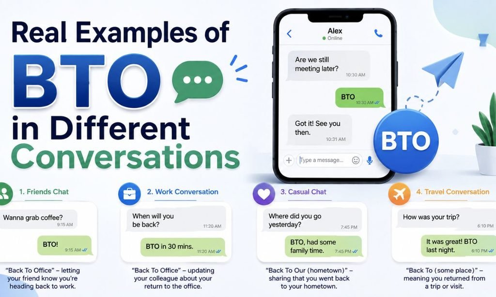 Real Examples of BTO in Different Conversations