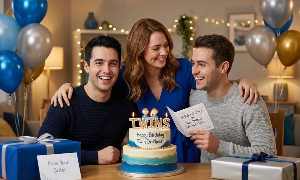 Birthday Greetings for Twin Brothers From Their Sister