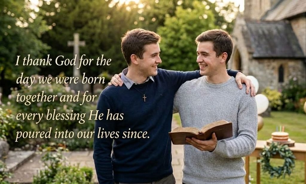 Christian Birthday Messages for a Twin Brother