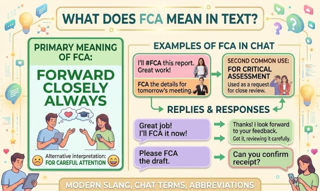 FCA Meaning in Text and Chat Messages
