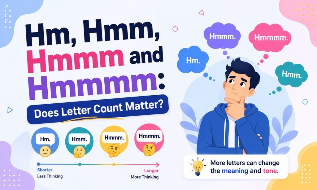 Hm, Hmm, Hmmm and Hmmmm Does Letter Count Matter