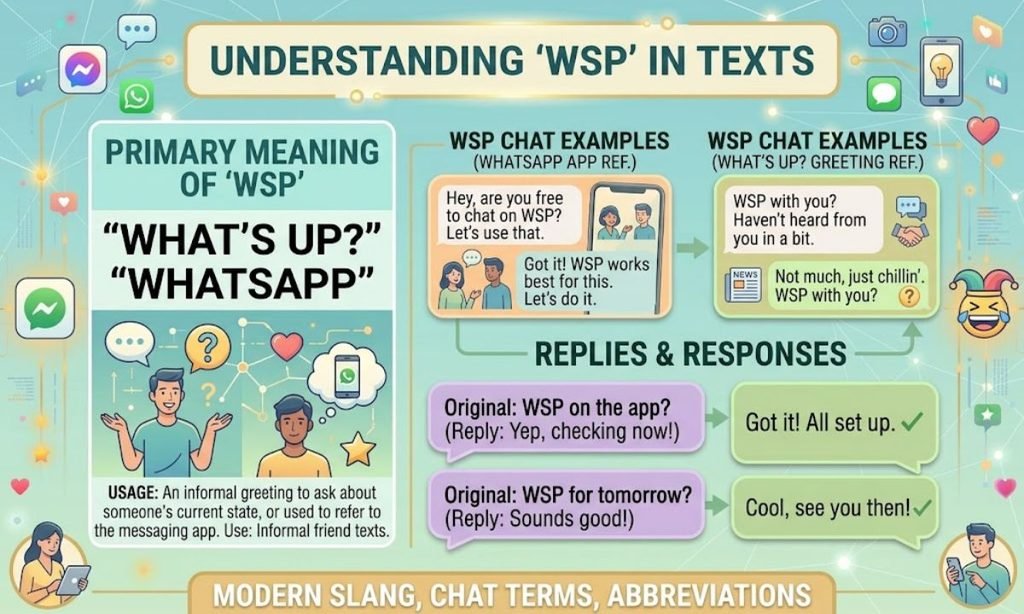 How Is WSP Used in a Text Message