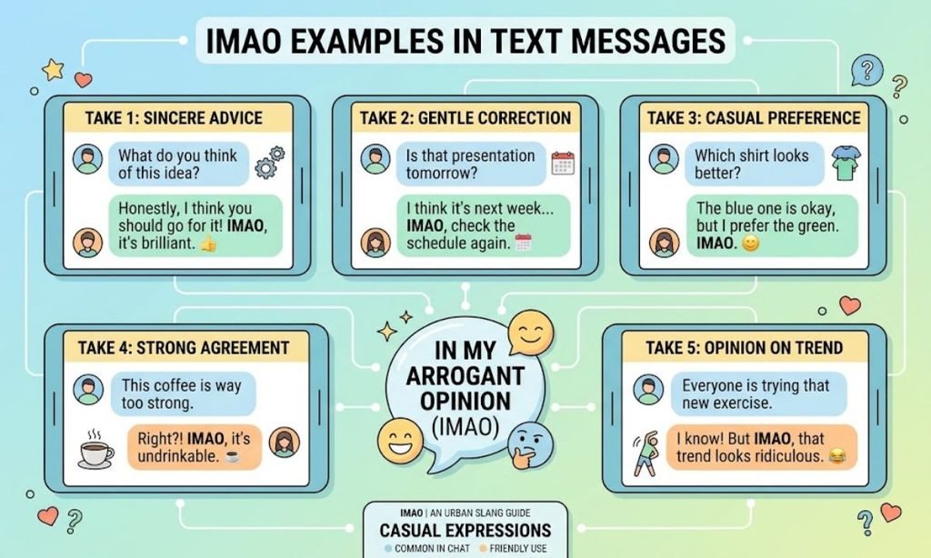 IMAO Examples in Text Messages