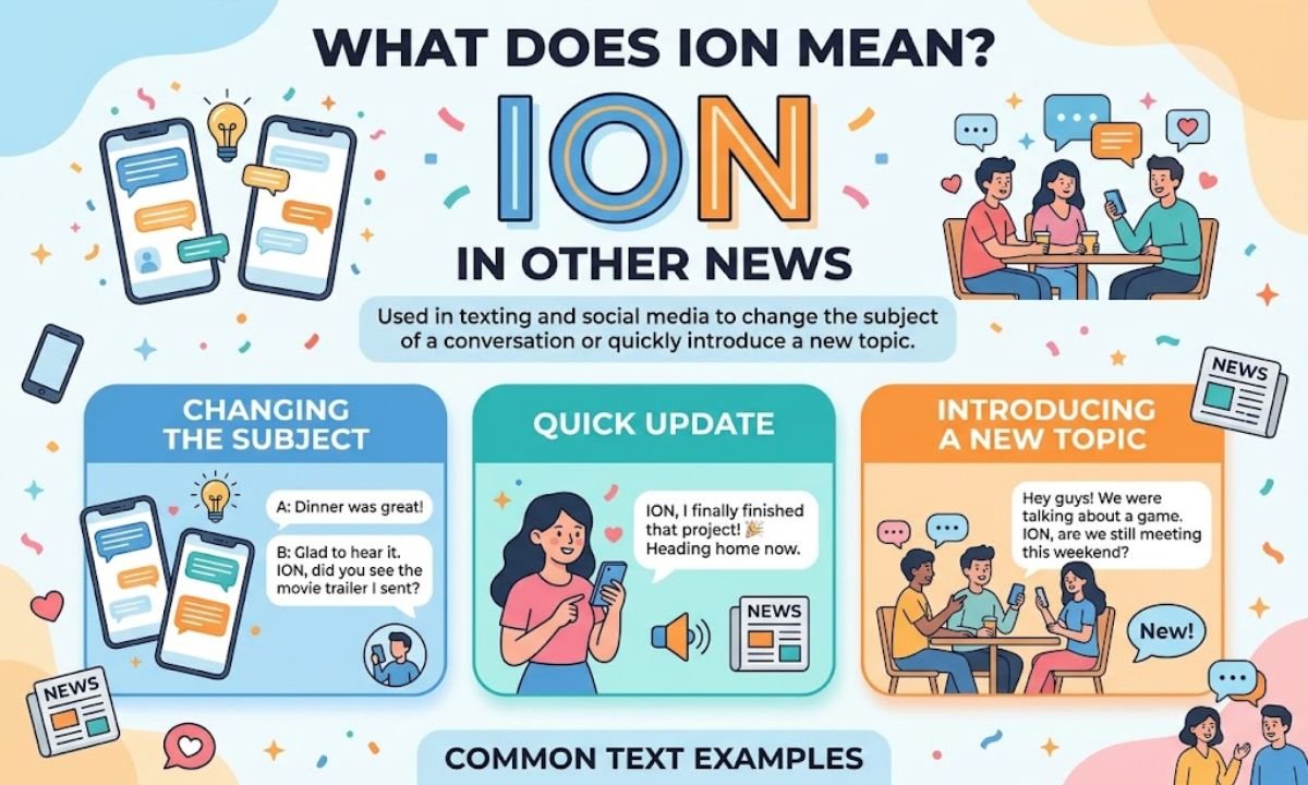 ION Meaning With Common Text Examples
