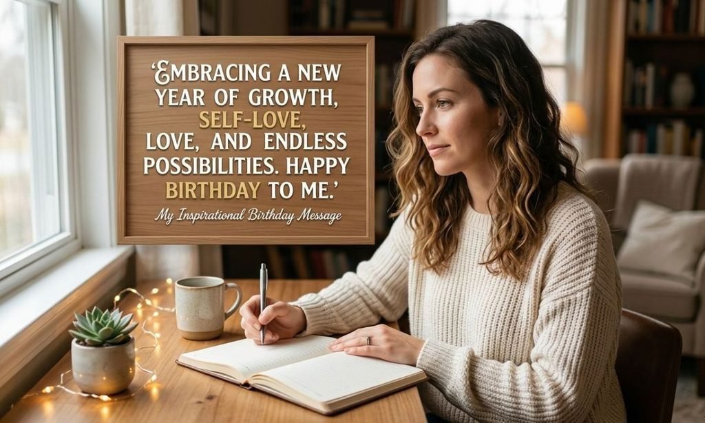 Inspirational Birthday Message for Myself