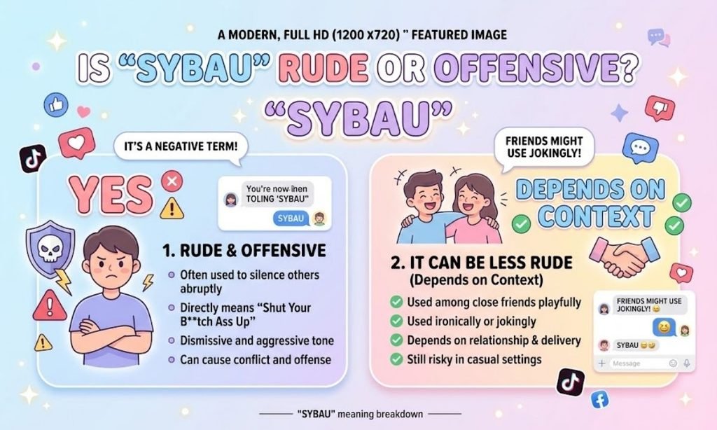Is SYBAU Rude or Offensive