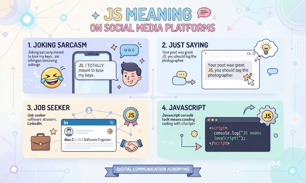 JS Meaning on Social Media Platforms