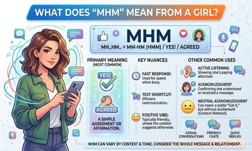 What Does MHM Mean From a Girl