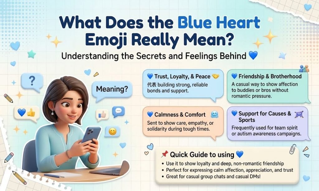 What Does the Blue Heart Emoji Really Mean