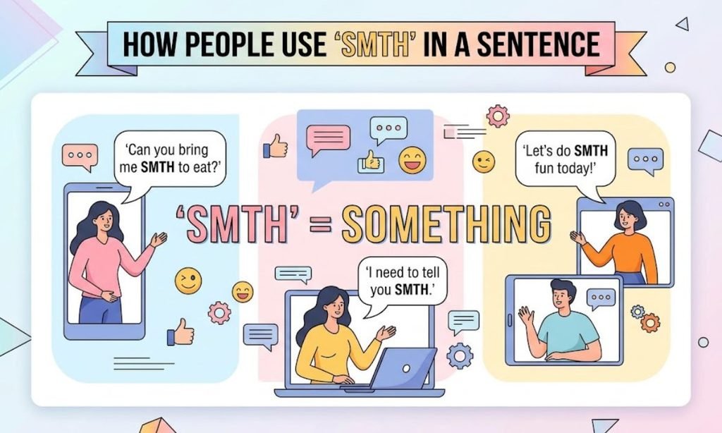 How People Use SMTH in a Sentence