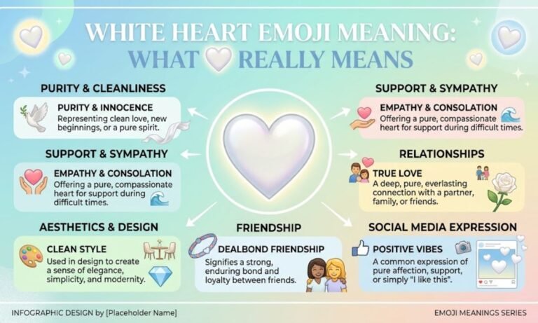 white heart meaning from a girl
