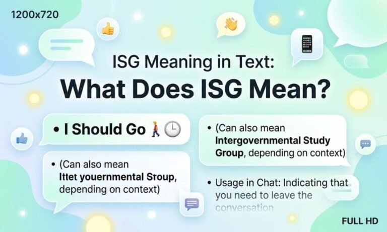 isg meaning text snapchat