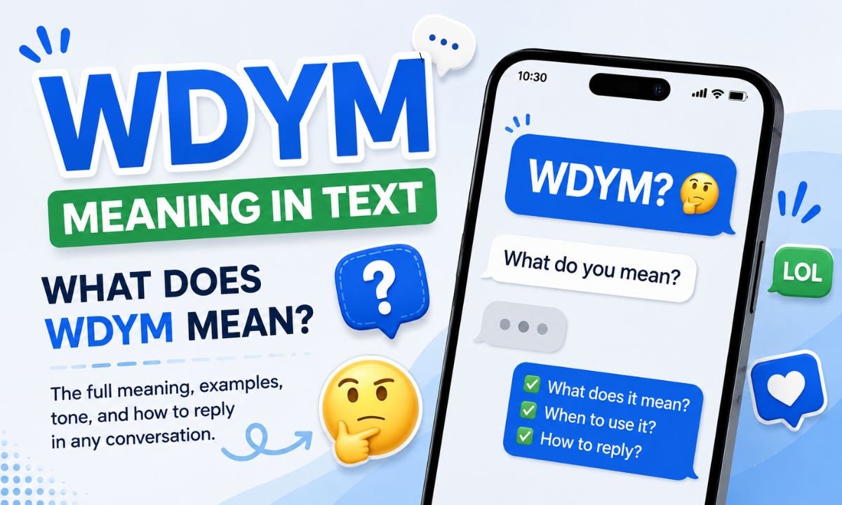 wdym meaning